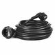 Prelungitor 1 post Wconn, 2P+E, 30 metri, negru, 16A
