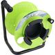 Derulator tambur metalic Tracon, verde/negru, 4 prize, 2P+E, 25 metri, IP20
