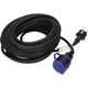 Prelungitor 1 post Orno, 2P+E, 20 metri, negru, 16A
