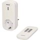 Stecher Orno, cu telecomanda, 2P+E, alb, 16A