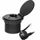 Multipriza 1 post Orno, 2P+E+1xUSB, element de inlocuire, wireless capac, negru, 16A