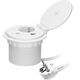Multipriza 1 post Orno, 2P+E+1xUSB, element de inlocuire, wireless capac, alb, 16A