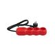 Prelungitor 3 posturi Wconn, 2P+E, intrerupator, 5 metri, rosu, 16A