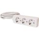 Prelungitor 3 posturi Strohm, 2P+E, 7 metri, alb, 16A, 3X1.5mmp