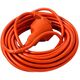 Prelungitor 1 post Strohm, 2P+E, 10 metri, portocaliu, 16A, 3X1.5mmp