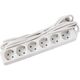 Prelungitor 6 posturi Strohm, 2P+E, 1.5 metri, alb, 16A, 3X1mmp