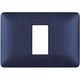 Rama decorativa aparataj modular Bticino, elipsa, 1/3M, albastru mercur, Matix, AM4803M1TBM