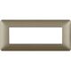 Rama decorativa aparataj modular Bticino, elipsa, 6M, titan, Matix, AM4806MTA