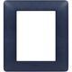 Rama decorativa aparataj modular Bticino, elipsa, 3+3M, albastru mercur, Matix, AM4826TBM
