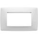 Rama decorativa aparataj modular Gewiss, elipsa, 4M, alb, Chorus One, GW16104TB