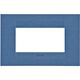 Rama decorativa aparataj modular Gewiss, rectangulara, 4M, bleumarin, Chorus Geo, GW16404VB