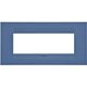 Rama decorativa aparataj modular Gewiss, rectangulara, 6M, bleumarin, Chorus Geo, GW16406VB
