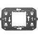 Rama de montaj Gewiss, cu suruburi, 2M, negru, Chorus, GW16802