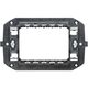 Rama de montaj Gewiss, cu suruburi, 3M, negru, Chorus, GW16803