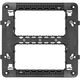 Rama de montaj Gewiss, cu suruburi, 8M, negru, Chorus, GW16808