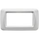 Rama decorativa aparataj modular Gewiss, elipsa, 4M, alb, Top System, GW22504