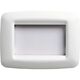 Rama decorativa aparataj modular Gewiss, elipsa, 4M, alb, Playbus, GW32244