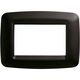 Rama decorativa aparataj modular Gewiss, elipsa, 6M, negru, Playbus, GW32306