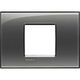 Rama decorativa aparataj modular Bticino, rectangulara, 2/3M, gri londonez, Living-light, LNA4819KF