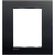 Rama decorativa aparataj modular Bticino, rectangulara, 6M, antracit neutru, Living-light, LNA4826AR