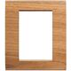 Rama decorativa aparataj modular Bticino, rectangulara, 6M, esenta nuc, Living-light, LNA4826LNC