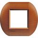 Rama decorativa aparataj modular Bticino, elipsa, 2M, esenta cires, Living-light, LNB4802LCA