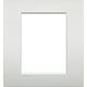 Rama decorativa aparataj modular Bticino, rectangulara, 6M, alb perlat neutru, Living-light Air, LNC4826PR