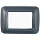 Rama decorativa aparataj modular Comtec, elipsa, 2M, gri inchis, Stil clasic, MF0012-05001