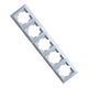 Rama decorativa aparataj unitar Comtec, orizontala, 5 posturi, alb, Camilya, MF0012-08184
