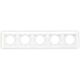 Rama decorativa aparataj unitar Comtec, orizontala, 6 posturi, alb, Camilya, MF0012-08186