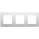 Rama decorativa aparataj unitar Legrand, universala, 3 posturi, ivoar, Niloe, 665013