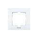 Rama decorativa aparataj unitar Panasonic, universala, 1 post, alb, Karre Plus, P-KPR1.WH