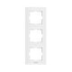 Rama decorativa aparataj unitar Panasonic, verticala, 3 posturi, alb, Karre Plus, P-KPR3V