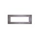 Rama decorativa aparataj modular Panasonic, rectangulara, 7M, carbune, Thea Optima, P-TO.R.7M.AN