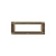 Rama decorativa aparataj modular Panasonic, rectangulara, 7M, bronz-bej, Thea Sistema, P-TS.R.7M-AQ
