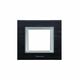 Rama decorativa aparataj modular Panasonic, rectangulara, 2M, negru, Thea Ultima, P-TU.R.2M-AB
