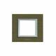 Rama decorativa aparataj modular Panasonic, rectangulara, 2M, bronz, Thea Ultima, P-TU.R.2M-AR