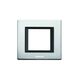 Rama decorativa aparataj modular Panasonic, rectangulara, 2M, crom, Thea Ultima, P-TU.R.2M-MC