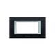 Rama decorativa aparataj modular Panasonic, rectangulara, 4M, negru, Thea Ultima, P-TU.R.4M-AB