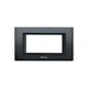 Rama decorativa aparataj modular Panasonic, rectangulara, 4M, una metalic, Thea Ultima, P-TU.R.4M-MU