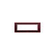 Rama decorativa aparataj modular Panasonic, rectangulara, 7M, rosu bordo, Thea Ultima, P-TU.R.7M-GC