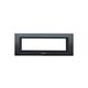 Rama decorativa aparataj modular Panasonic, rectangulara, 7M, una metalic, Thea Ultima, P-TU.R.7M-MU