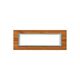 Rama decorativa aparataj modular Panasonic, rectangulara, 7M, bambus, Thea Ultima, P-TU.R.7M-WB