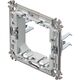 Rama de montaj TEM, metalica,cu cleme metalice, 2M, gri, Modul, NM24