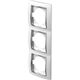 Rama decorativa aparataj unitar TEM, verticala, 3 posturi, alb termorigid, Ekonomik, OE31CO