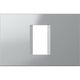 Rama decorativa aparataj modular TEM, rectangulara, 1/3M, argintiu, Line, OL13ES