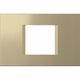 Rama decorativa aparataj modular TEM, rectangulara, 2/3M, nisip auriu, Line, OL23SG