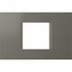 Rama decorativa aparataj modular TEM, rectangulara, 2/3M, titan, Line, OL23TI