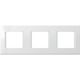 Rama decorativa aparataj modular TEM, rectangulara, 3X2M, alb, Line, OL26PW