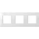 Rama decorativa aparataj modular TEM, rectangulara, 3X2M, alb, Line, OL26PW
